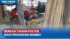 Berkah Tahun Politik, Pedagang Bambu di Cirebon Raup Untung Jutaan Rupiah