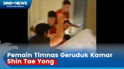 Momen Pemain Timnas Geruduk Kamar Shin Tae Yong Usai Cetak Sejarah Lolos 16 Besar Piala Asia 2023