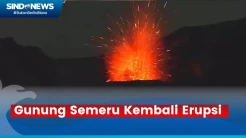Kembali Erupsi, Gunung Semeru Semburkan Lava Pijar dan Awan Panas Guguran 1.000 Meter