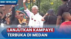 Ganjar Lanjutkan Kampaye Terbuka di Medan hingga ke Istana Maimun