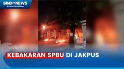Detik-Detik Kebakaran Hebat Landa SPBU di Kawasan Johar Baru Jakpus