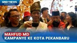 Kampanye di Pekanbaru, Mahfud MD Naik Bentor ke Silaturahmi Tokoh Masyarakat