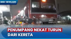 Gangguan KRL Tujuan Rangkasbitung, Penumpang Nekat Turun dari Kereta