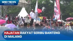 Momen Ganjar Disambut Hajatan Rakyat Seribu Banteng Meski Hujan Deras di Malang