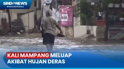 Kali Mampang Meluap, Permukiman Warga di Pondok Karya Terendam Banjir