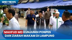 Kampanye di Lampung, Mahfud MD Kunjungi Ponpes Darussalamah dan Ziarah Makam Kyai Haji Ahmad Sodyq