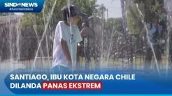 45 Keran Air Mancur di Santiago Chile Dibuka untuk Memerangi Dehidrasi
