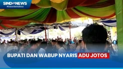 Terekam Kamera, Bupati dan Wabup Rokan Hilir Nyaris Adu Jotos di Depan Umum