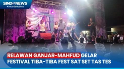 Relawan Ganjar-Mahfud Gelar Festival Tiba-Tiba Fest Sat Set Tas Tes Indonesia Unggul