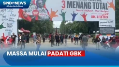 Jelang Konser Salam Metal Ganjar-Mahfud, Massa Mulai Berdatangan ke GBK