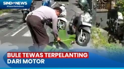 Bule Polandia Tewas Terpelanting dari Motor saat Hindari Mobil di Badung