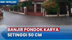 Kali Mampang Meluap, Banjir Rendam Permukiman Warga Pondok Karya