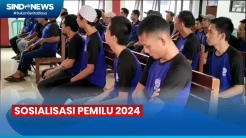 Ratusan Warga Binaan Rutan Depok Antusias Ikuti Sosialisasi Pemilu 2024