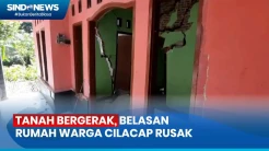 Belasan Rumah Rusak Terdampak Bencana Tanah Bergerak Usai Hujan Deras di Cilacap