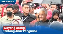 Ganjar Khusyuk Saksikan Wayang Orang, Bercerita tentang Anak Penguasa yang Haus Kekuasaan