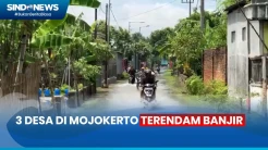 Sungai Sadar Meluap,  Banjir Rendam 3 Desa di Mojokerto