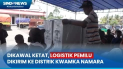 Dikawal Ketat Aparat Kemanan, Ratusan Logistik Pemilu Dikirim ke Distrik Kwamka Namara