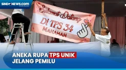 Pesta Demokrasi, TPS 34 Manahan Solo Usung Tema Valentine di Hari Pencoblosan
