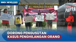 Demo di Depan Komnas HAM, Koalisi Masyarakat Sipil Dorong Pengusutan Kasus Penghilangan Orang