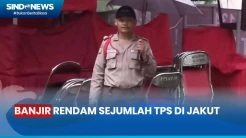 Banjir Merendam sejumlah TPS di RW 14 Kelapa Gading, Pencoblosan Ditunda