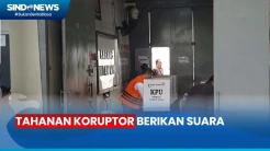 Hari Pemungutan, Tahanan Koruptor Memberikan Suara di TPS 901 Rutan KPK