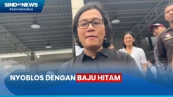 Sri Mulyani Berbaju Hitam saat Nyoblos, Wartawan: Nggak Lagi Berkabung Kan Bu?