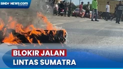 Massa Blokir Jalan Lintas Sumatra di Jambi, Protes Kecurangan Pemilu