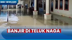 Banjir di Teluk Naga Memasuki Hari Kedua, Ketinggian Air Masih Mencapai 60 Cm