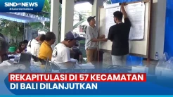KPU Bali Lanjutkan Rekapitulasi di 57 Kecamatan di Bali