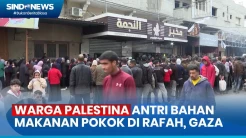 Pengungsi di Rafah, Gaza Antri Berjam-jam demi Sebungkus Roti