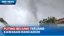 Detik-Detik Angin Puting Beliung Terjang Kawasan Rancaekek Terbangkan Atap Bangunan