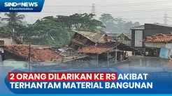 Dua Orang Dilarikan ke Rumah Sakit akibat Terhantam Material saat Angin Puting Beliung