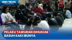 Momen Haru, Pelaku Tawuran Dihukum Basuh Kaki dan Peluk Ibunya di Polsek Johar Baru