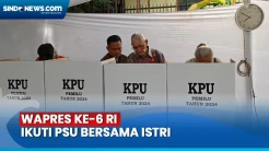 Didampingi Istri, Wakil Presiden ke-6 RI Ikuti Pemungutan Suara Ulang