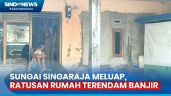 Sungai Singaraja Meluap, Ratusan Rumah di Cirebon, Jawa Barat Terendam Banjir