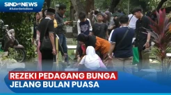 Pedagang Bunga Raup Untung dari Tradisi Ziarah Kubur Jelang Ramadhan
