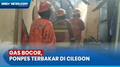 Ponpes di Cilegon Terbakar Akibat Gas Bocor, Puluhan Santri Sesak Nafas