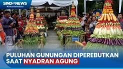 Puluhan Gunungan Diperebutkan saat Tradisi Nyadran Agung Sambut Bulan Ramadhan