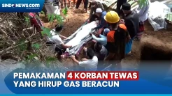 4 Warga Cianjur yang Tewas Usai Hirup Gas Beracun Dimakamkan Berdampingan