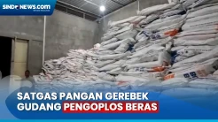 Gudang Pengoplos Beras Bulog Digerebek Satgas Pangan di Serang