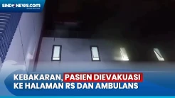Ruangan di Lantai 4 Rumah Sakit Terbakar, Pasien Dievakuasi ke Halaman dan Ambulans