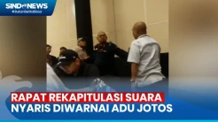 Ricuh, Rapat Pleno Rekapitulasi Suara di Jatim Nyaris Diwarnai Adu Jotos