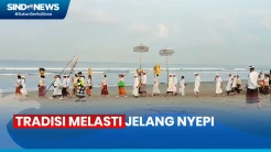 Ribuan Warga Bali Lakukan Tradisi Melasti Jelang Nyepi
