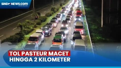 Arus Lalu Lintas di Tol Pasteur Padat, Kemacetan Terjadi hingga 2 Kilometer