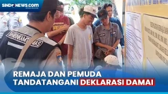 Remaja dan Pemuda di Jakarta Timur Tandatangani Deklarasi Damai
