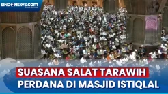 Gelar Salat Tarawih Perdana, Ribuan Jemaah Padati Masjid Istiqlal