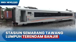 Perjalanan KA Dialihkan Usai Stasiun Semarang Tawang Lumpuh Terendam Banjir