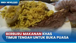 Sensasi Makanan Khas Timur Tengah, Nasi Briyani Iga Sapi Jumbo untuk Buka Puasa
