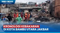 Kronologi Kebakaran Hebat di Kota Bambu Utara Jakbar, Diduga dari Kontrakan Tukang Nasi Goreng