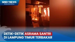 Ditinggal Salat Tarawih, Asrama Santri di Lampung Timur Terbakar
